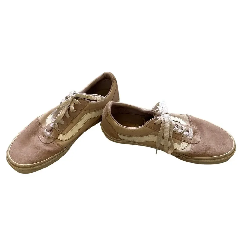 Vans Womens Off The Wall 500714 Light Pink Casual Shoes Sneakers Size 8